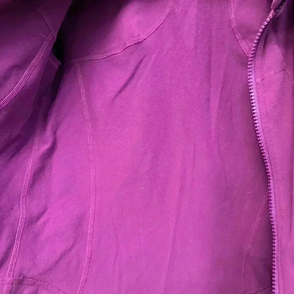 Lululemon Half Moon Full Zip Track Jacket Running Yoga Activewear Purple Women 8 - Picture 14 of 16